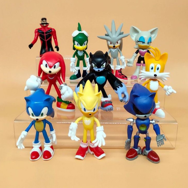 Bonecos Sonic Figura Infantil Diversao Colecionaveis | Shopee Brasil