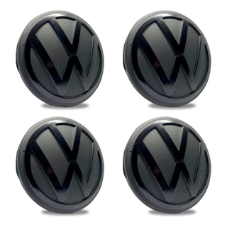 Jogo Calota Tampa Roda Gol G6 Fox Virtus Nivus 56mm Black