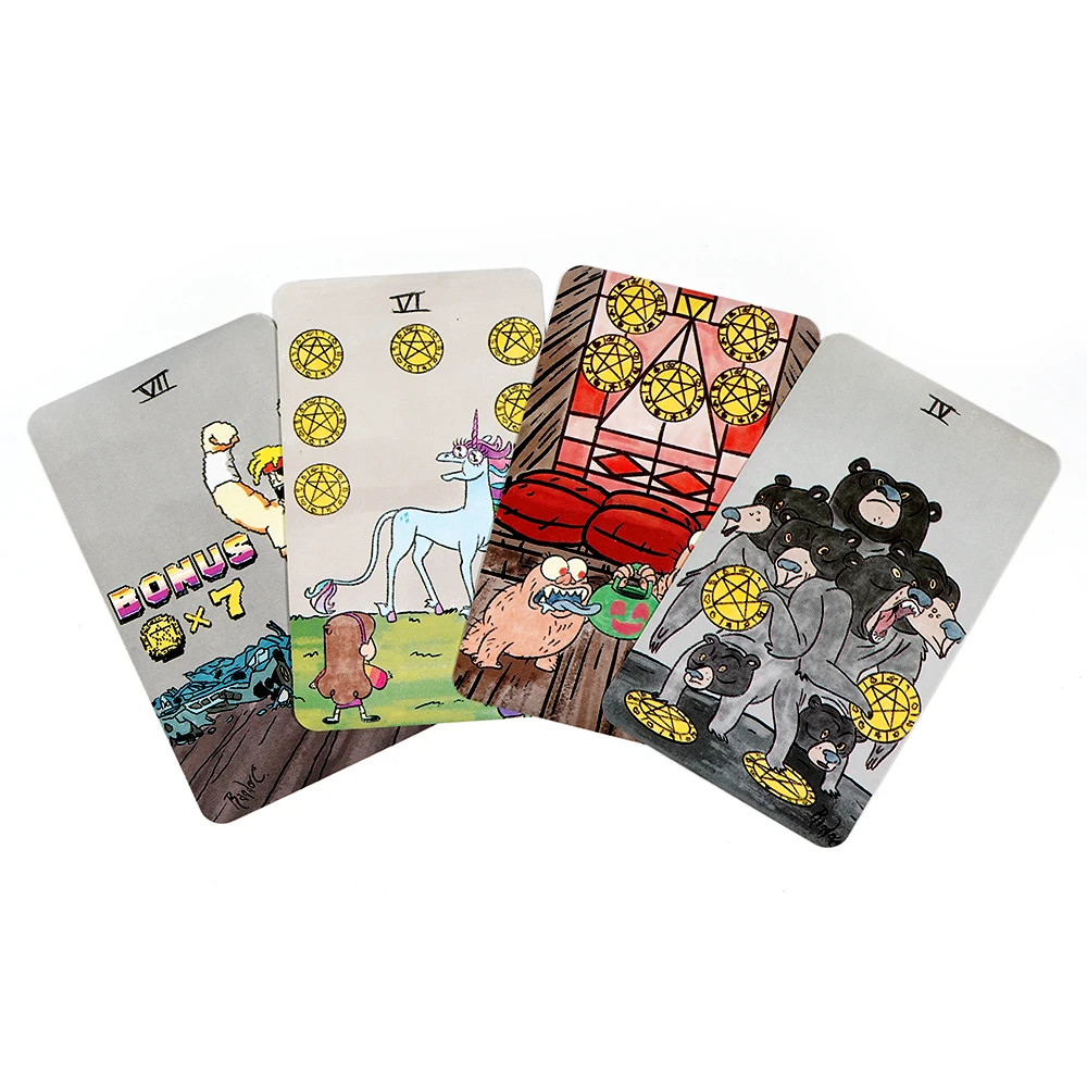 The Mystery Tarot Card Deck Gravity Falls Inspired 78 Card Deck