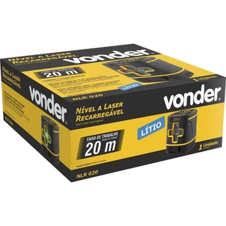 Nível A Laser Recarregável 20m Nlr 020 Vonder