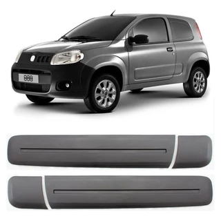 [JOGO FRISO LATERAL UNO VIVACE 10 A 18 2 PORTAS LARGO SEM NOME PLÁSTICO PVC PRETO
