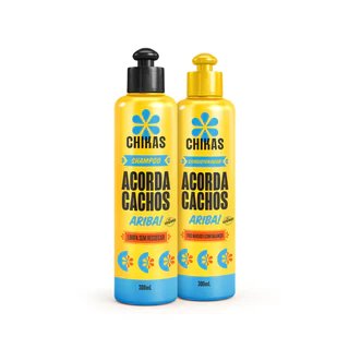 Shampoo e Condicionador 300mL Chikas Acorda Cachos