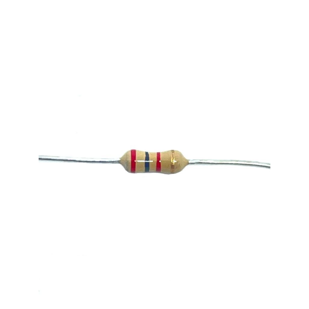 KIT COM 100 PEÇAS - RESISTOR 2K 1/4W 5% 2K CR25 | Shopee Brasil