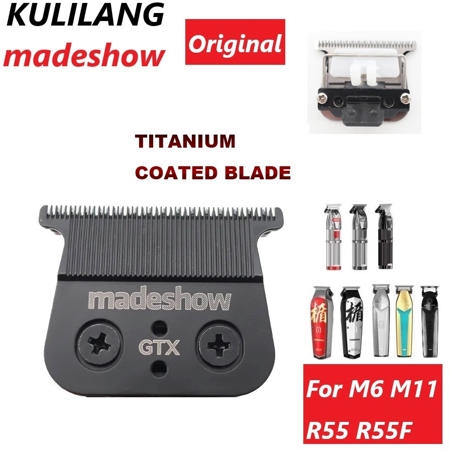 Madeshow M6 M11 R55 R55F Original Lâmina Substituível Aparador De Cabelo Profissional Acessórios Para