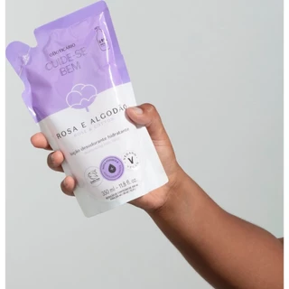 Refil Hidratante Cuide-se Bem Rosa e Algodão 350ml O Boticário