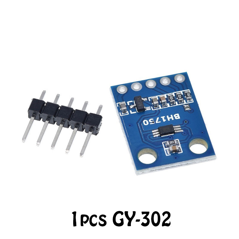 1 Peça GY-302 BH1750 BH1750FVI Módulo De Iluminação De Intensidade De ...