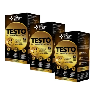 Kit 3 Vitaley Nutri Testo 60 Cápsulas em Oferta na Shopee