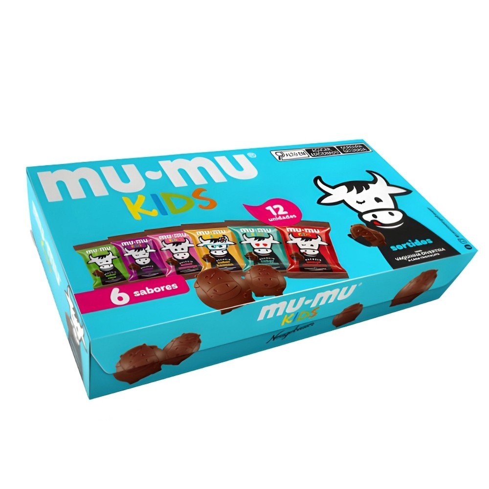 Moomo ムーモ CHOCOLATE 187,2G MUMU KIDS SORTIDO - NEUGEBAUER | Shopee Brasil
