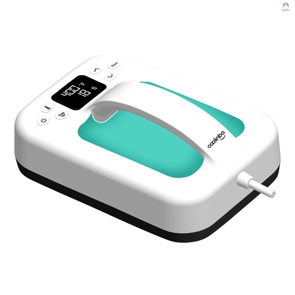 COOlinbo Calor Portátil Com Suporte De Base Antiderrapante Ajustável Prensa Temporizadora De Temperatura 7x5 Polegadas Térmica Dea