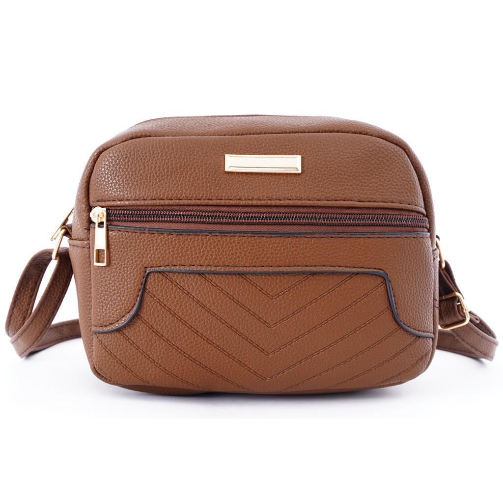 Bolsa Feminina de Lado Tiracolo Lateral Pequena 3 Compartimentos ...
