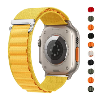 Alpine Nylon Pulseira Para Apple Watch Seires Compativel 40 38 41 42 45 49mm Pulseira Esportiva
