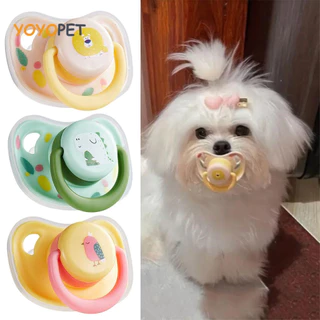 Prático Pacifier Calmante Para Animais De Estimação Silicone Macio Resistente Aos Dentes De Cães Molar De Mordida De Gato Mastigador De Brinquedos