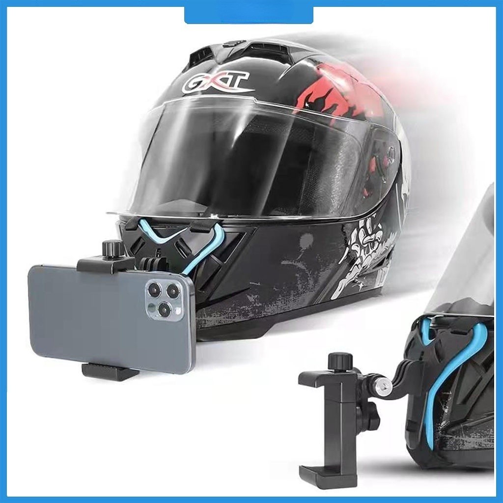 Suporte De Telefone Celular Para Capacete De Motocicleta Adequado Câmera Apple Huawei GoPro Primeira Perspectiva De Tiro Com Acessório OY