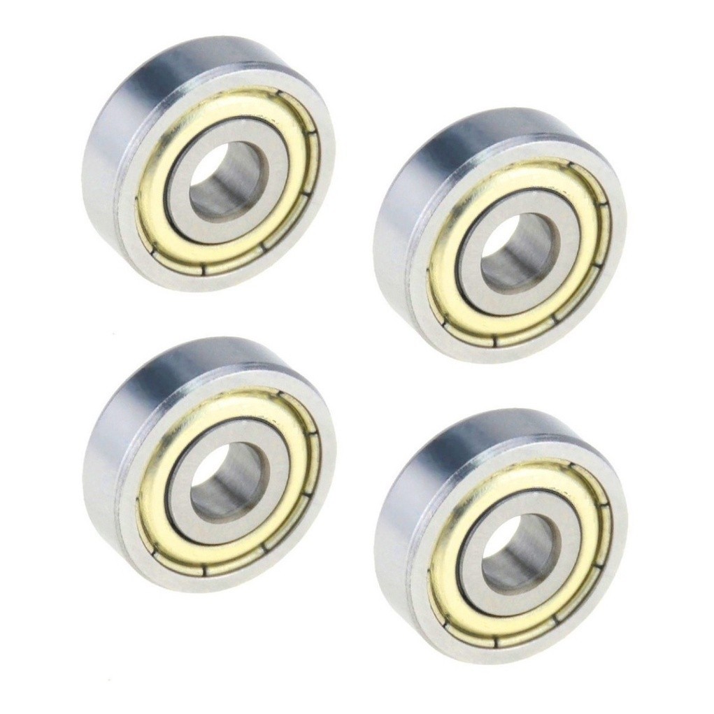 Sourcing Map 5 Stück Kugellager 623 – 3x10x4mm, Glas-Kugeln Mit Nylon-Käfig, Für Präzisionsanwendungen