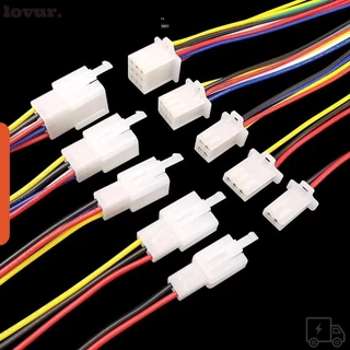 LOVUR Conector De Fio Elétrico Automotivo , 2,8mm 2/3/4/6/9 Pinos Tomada Fêmea Macho , Terminal De Cabo Durável Terminais Kits De Plugue Ebike Carro Motocicleta