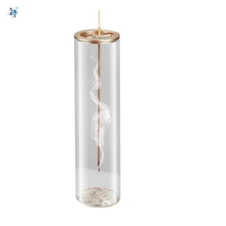 Suporte Para Incenso Varas [Anti-Ash Flying] , Queimador De Com Apanhador De Cinzas De Vidro Removível , Casa Fácil Instalação De Usar