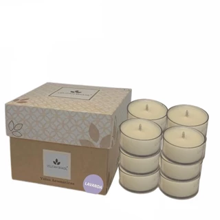 Vela Aromática Premium Lavanda C/12 Mini Velas Velitah Brasil