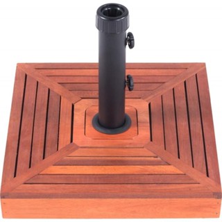 Base para guarda-sol e ombrelone com revestimento em madeira 25 kg - Belfix