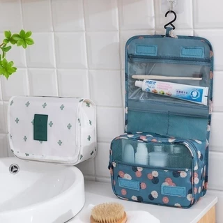 Necessaire Organizadora Bolsa De Viagem Para Objetos de Higiene Pessoal Com Divisória Cabide GANCHO em Oferta na Shopee