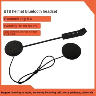 Bluetooth 5.0 Capacete De Motocicleta Suporte De Fone De Ouvido Assistente De Voz Mãos-Livres Sem Fio Chamada Anti-Interferência Moto Music Player
