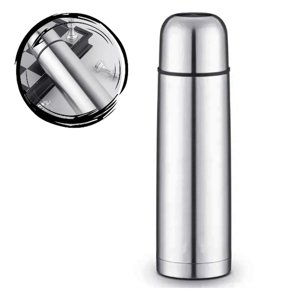 Garrafa Inox Quente E Frio C/ Sistema Anti-gotejamento 350ML