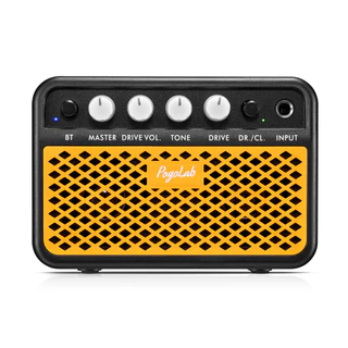 Amplificador De Guitarra 5W Pequeno Elétrico Mini Ampola Limpar & Drive Efeitos 2 Canais Alto-Falante Bluetooth Recarregável Com Conector Para Fone De Ouvido