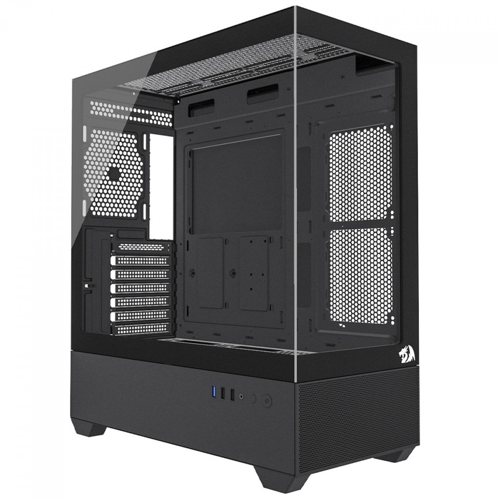 GABINETE MID TOWER REDRAGON CA-606B REFLECT FLOW / PRETO