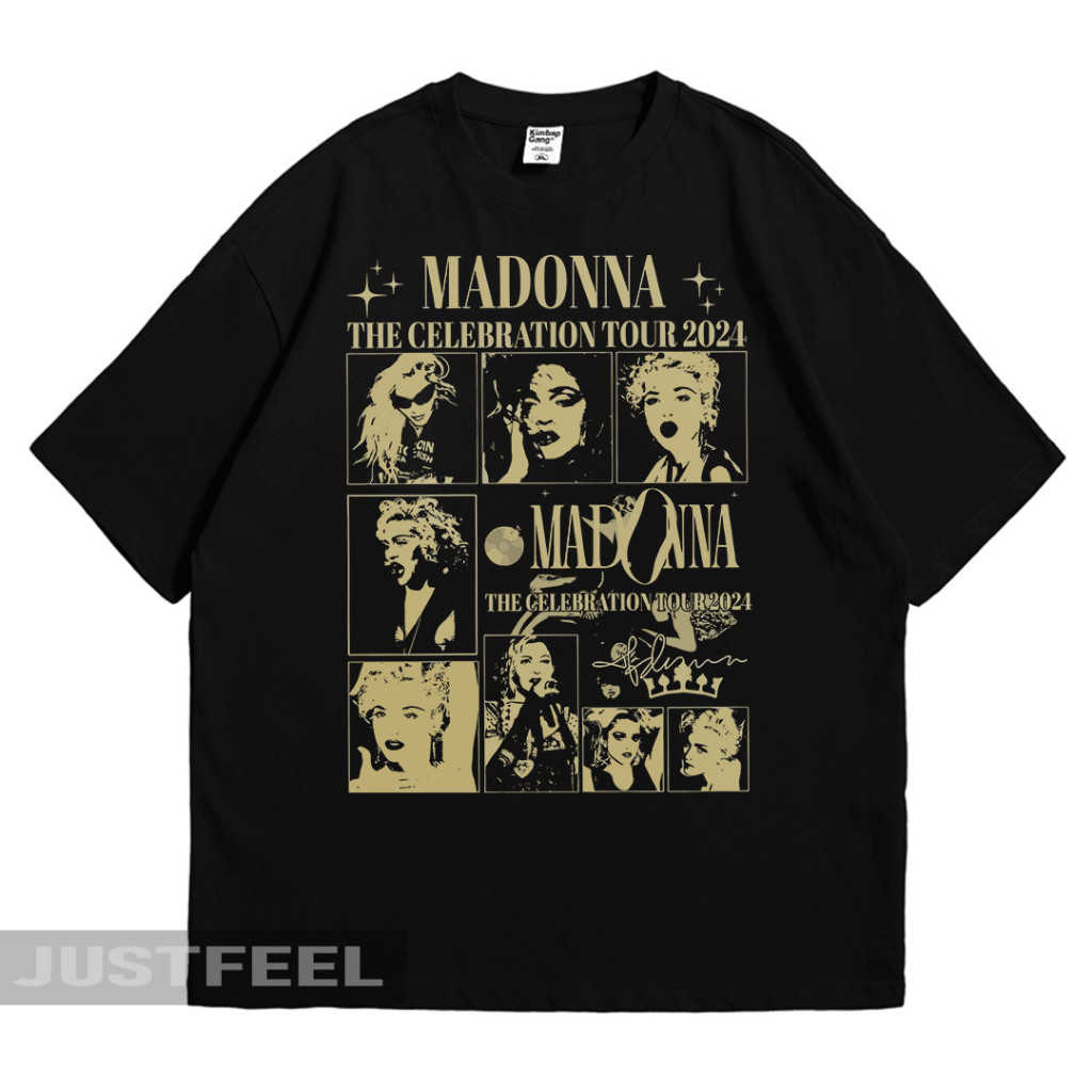 Camiseta T-shirt Unissex Algodão Madonna Celebration Tour | Shopee