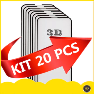 Kit 20 Película 3D de Vidro Atacado com 5 peça Moto G13 G14 G23 G22 G53 G31 G41 G71 G32 G42 G52 G54 G62 G72 G73 G82 G84 G10 G20 G30 G50 G60 G60s