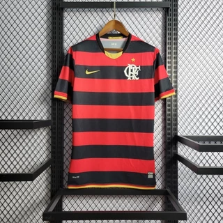 2008-2009 Flamengo Retro T LHBW Camisa de Futebol