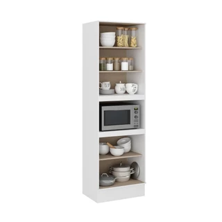 Torre Quente Milla Branco MDF 70cm Carraro