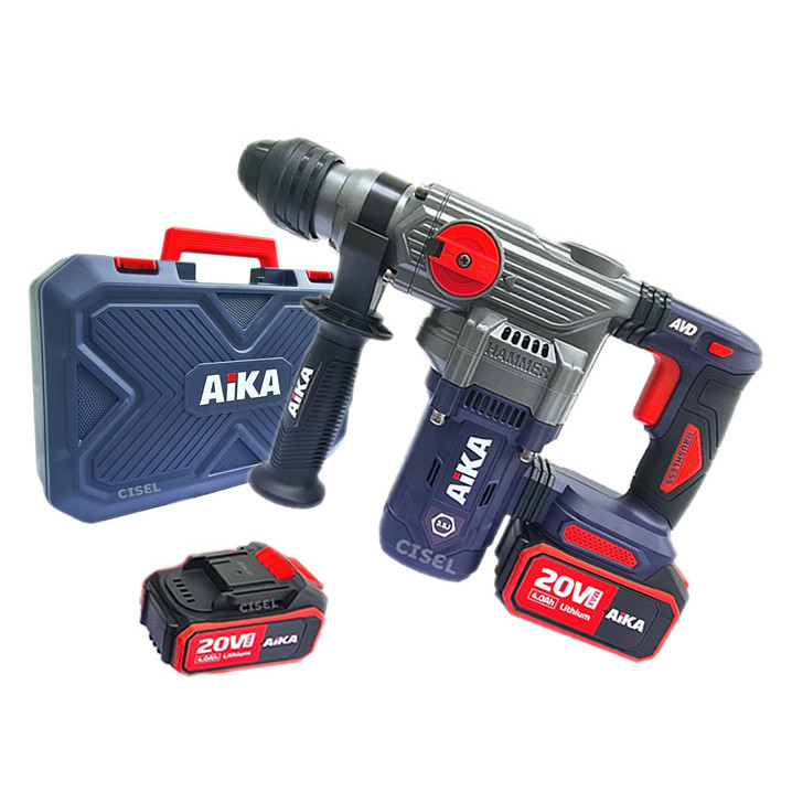 Martelete Sem Fio c/ 2 Baterias AIKA 20V 4Ah AD-DH30A