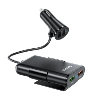 Carregador para carro 12V 8A Fast Car Charger 40W com cabo de extensão QC3.0 Charger