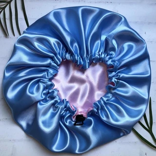 Kit 2 Toucas de Cetim Dupla Face Ajustável Antifrizz em Oferta na Shopee