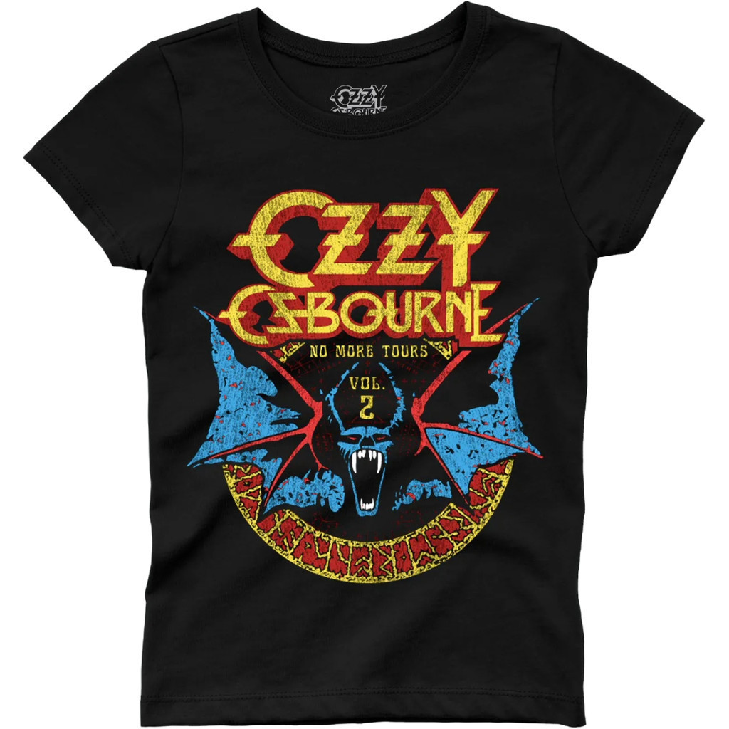 Baby Look Ozzy Osbourne Bat Circle