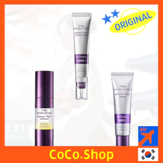 [MISSHA] Time Revolution Retinol 500 Shot Ampoule 10ml / Cream 60ml / 4000 Shot Cream 25ml