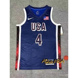 2024 Games of the XXXIII Olympiad USA team Stephen Curry #4 NBA De Basquete jerseys