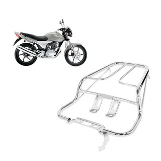 Bagageiro Cromado Churrasqueira Titan 150 2004 2005 2006 2007 2008 Pro Tork