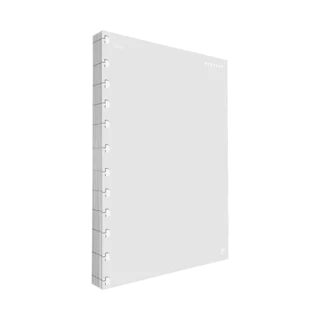 Refil Caderno Discos Inteligente Pontilhado Linha Branca 90g 80 Folhas