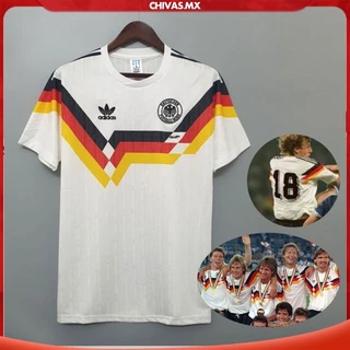 Retro Jersey Alemanha 1990 Camisas De Futebol Local