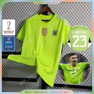 2023 Argentina Goleiro Camisa De Futebol E.MARTINEZ 23