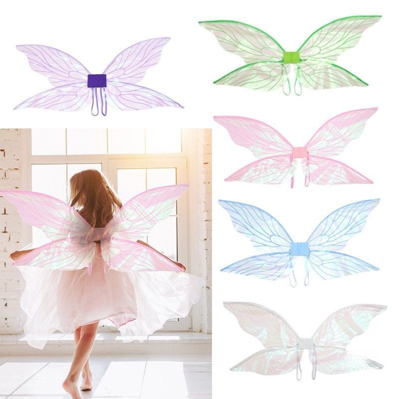 BCF Fada Asas De Mulheres Fantasia Princesa Asa De Anjo Borboleta ...