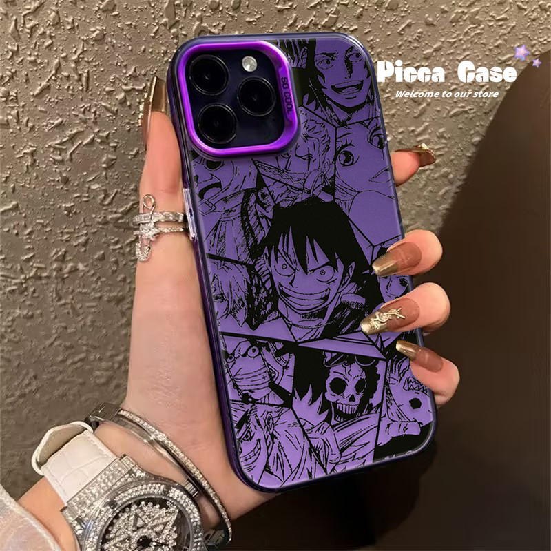 Moda Na Dos Desenhos Animados Anime One Piece Luffy Soft Case