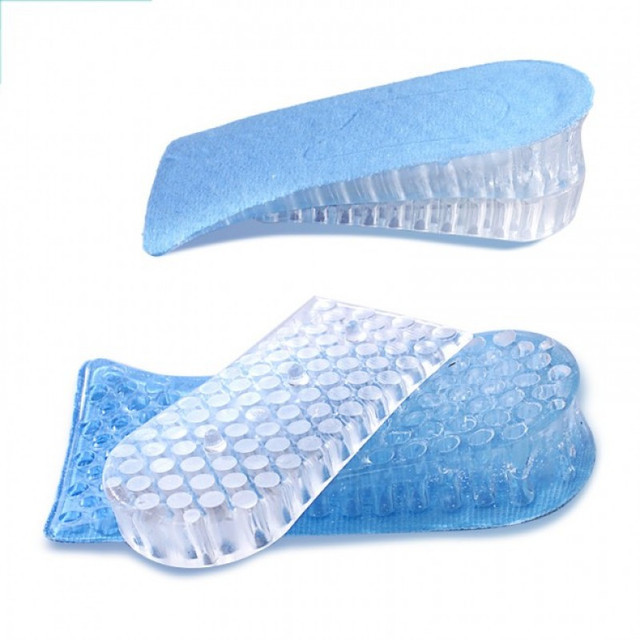 Par Palmilha Elevação Silicone 2 Camadas 3cm Elevação