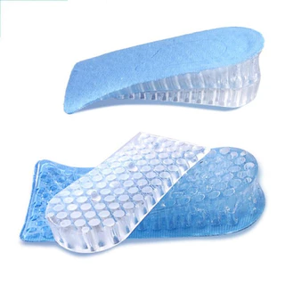 Par Palmilha Elevação Silicone 2 Camadas 3cm Elevação