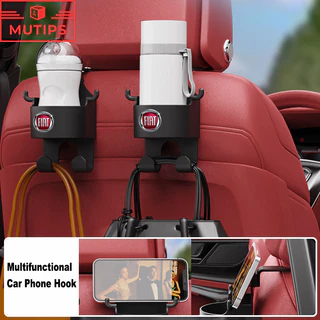 Fiat Suporte Para Copo De Água O Encosto Do Carro Da Cabeça Automóvel Gancho Multifuncional Strada Argo Mobi Toro Fastback Pulse Cronos Scudo 500 Titano Palio Ideia Uno Punto