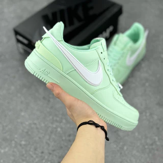 Sapatos masculinos hortelã verde desconstrução gancho grande AMBUSH nome conjunto sapatos casuais de baixo nível, calçados esportivos leves antiderrapantes e respiráveis
