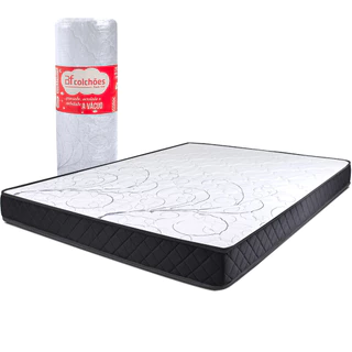 Colchão Viúva Ortopédico D33 à Vácuo 128x188cm BF Colchões
