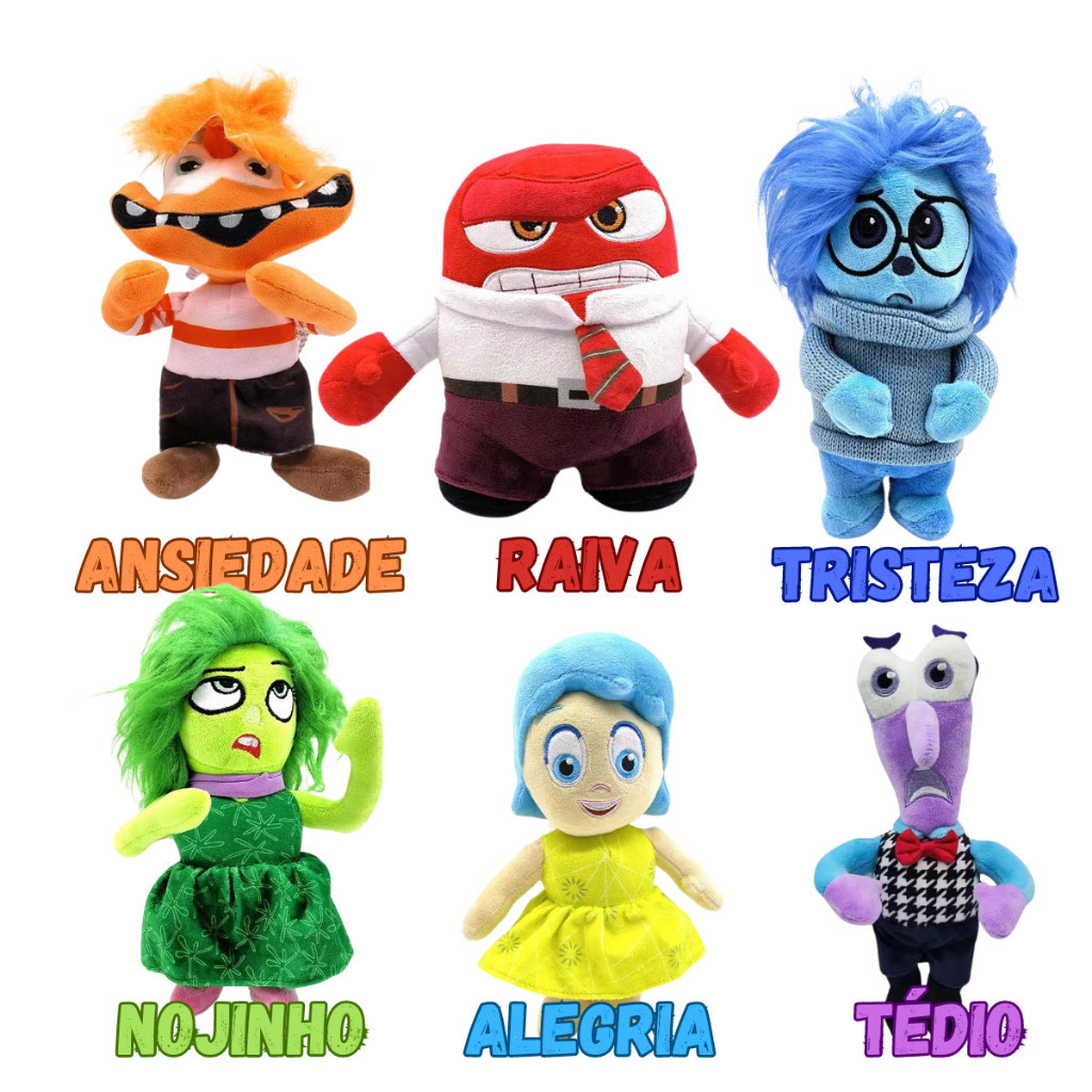 Pelúcia DivertidaMente 2 O filme Coleção Bonecos de Pelúcia | Shopee Brasil