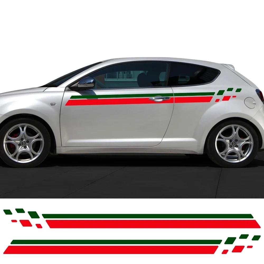 Adesivos De Linha De Cintura De Carro Para Alfa Romeo Mito Racing ...